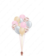 A Romantic Glow of Balloons and Confetti
