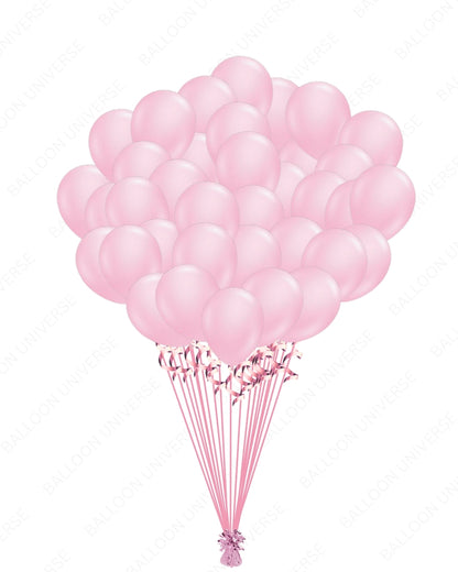 Pink Balloons - 12, 24 or 36 Pack