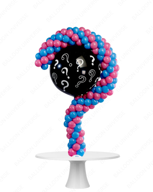 Gender Reveal Question Mark Balloon Column