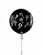 Large Gender Reveal Balloon -  Helium Filled