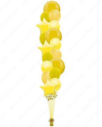 Yellow Balloon Bouquet
