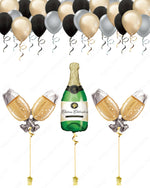 "Champagne Celebration" - Balloon Bouquet